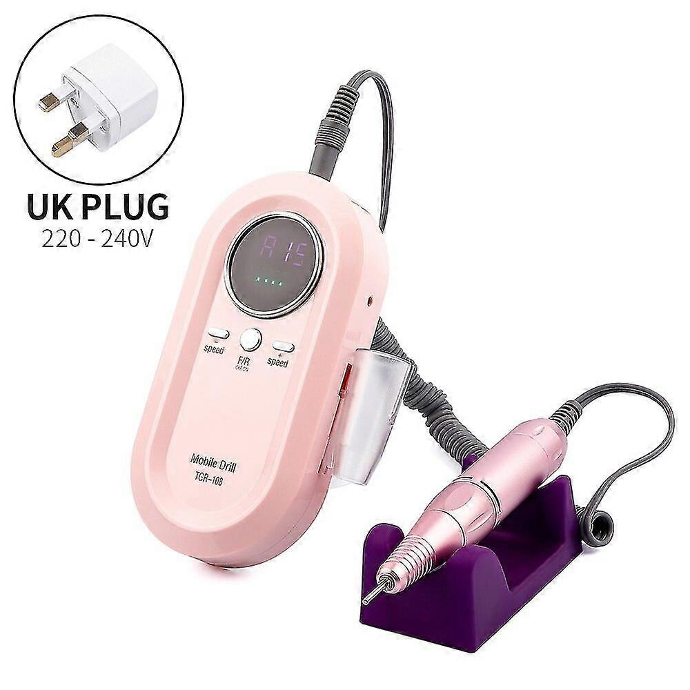 20W 30000 tr/min perceuse à ongles électrique portable manucure pédicure outil ensemble polisseuse à ongles enlever g