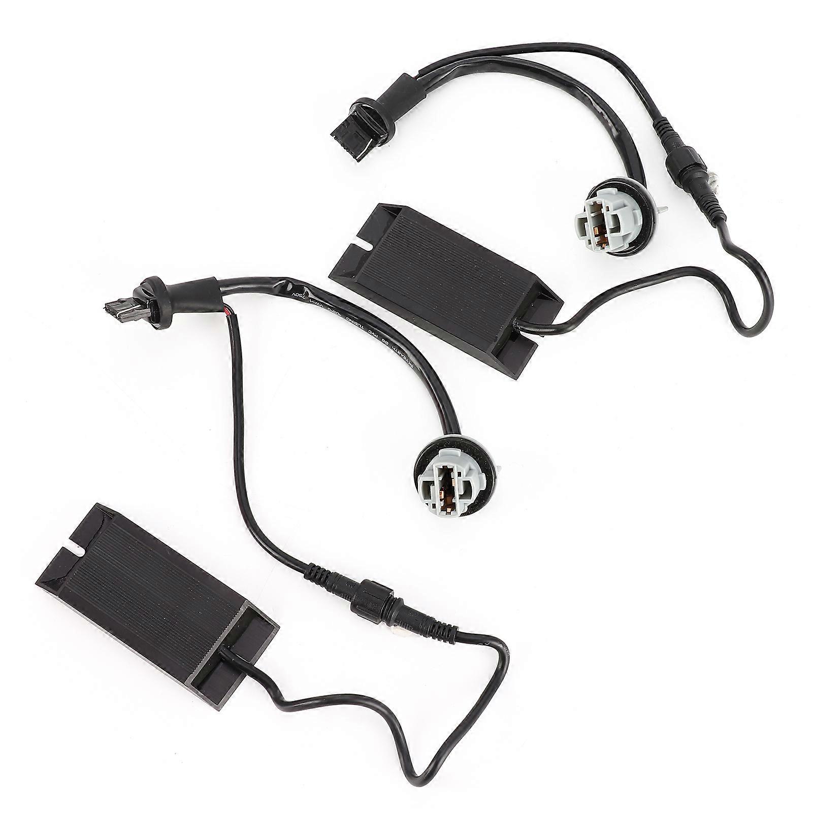 2pcs 50W Auto-Blinker/Rückfahrlicht-Split-Widerstands-Decoder Abnehmbarer DC12V Universal