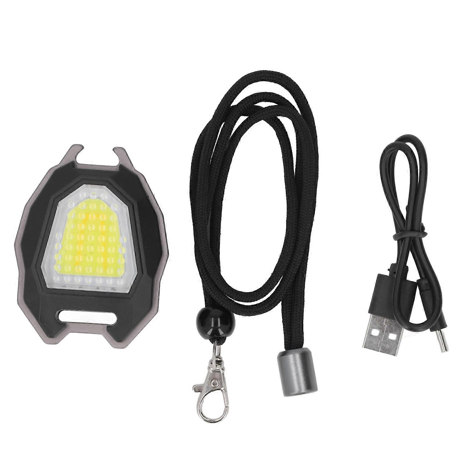 Mini Cob Handheld Flashlight Waterproof 4 Light Modes Usb Magnetic Cigarette Lighter Cob Small Flashlight