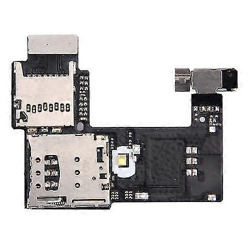 Sim Card Socket + Sd Card Socket For Motorola Moto G (2nd Gen.) (single Sim Version)