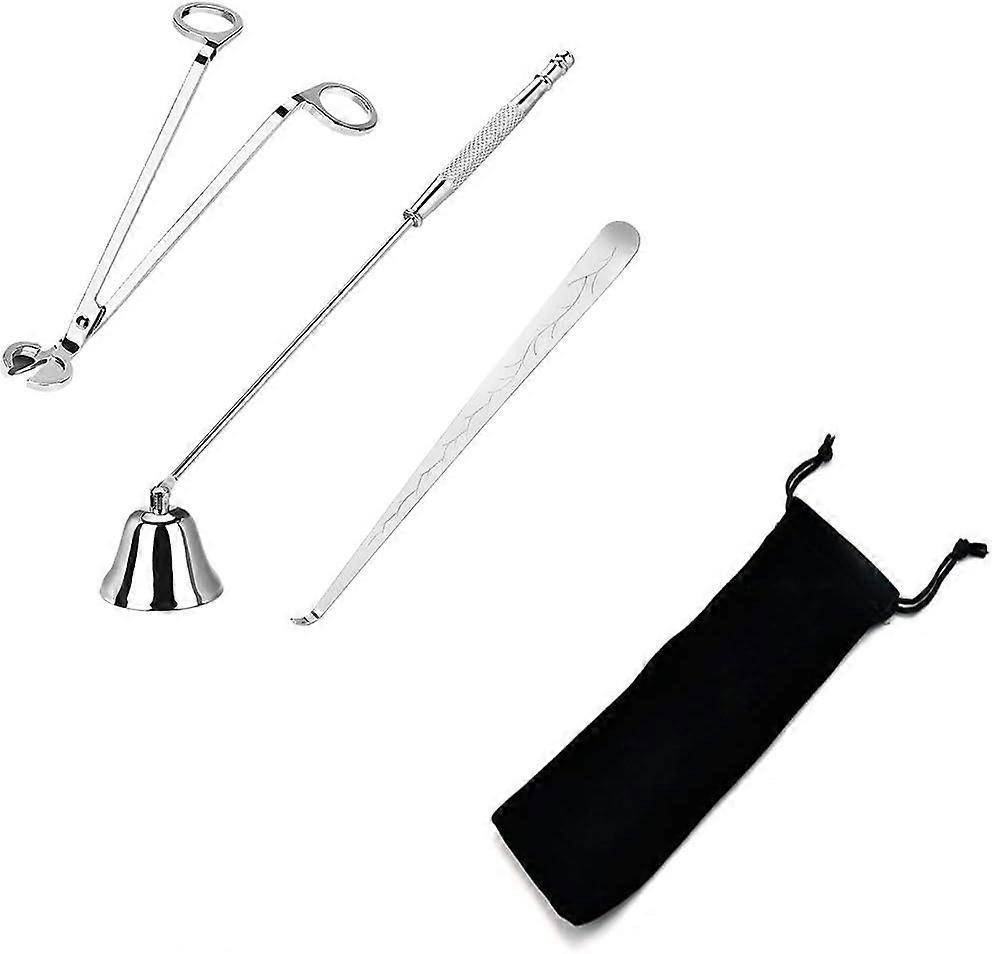 Candle Snuffer Candle Accessory Set 3 in 1 Candle Accessory Tool Set with Candle Wick Cutter Candle