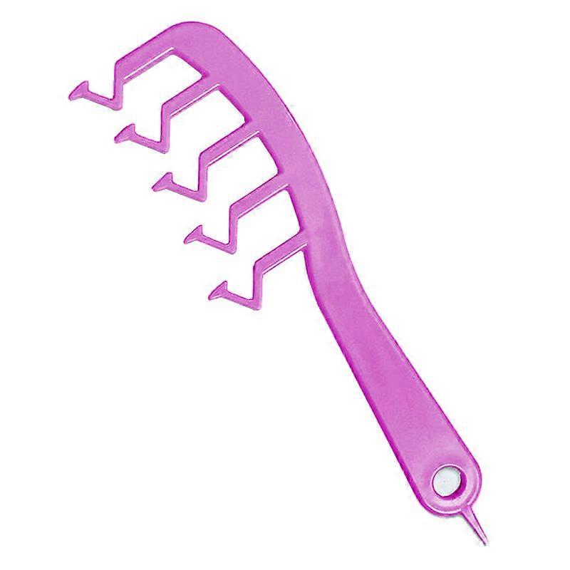 Styling Comb, Z-shaped Wide Tooth Comb For Bangs Styling Hair Bouffant Thin And Soft Hair