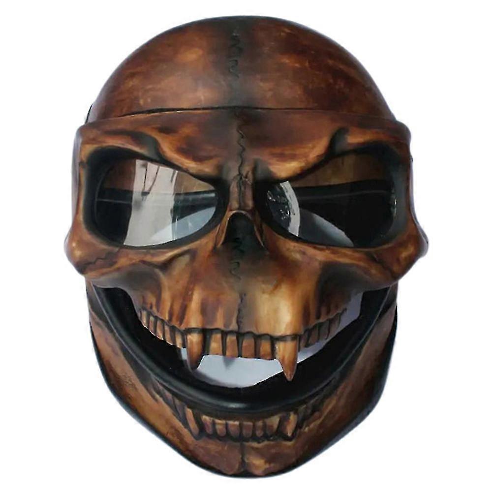 Horror Scary Skeleton Skull Latex Mask Carnival Cosplay Prop Mask With Led Lights