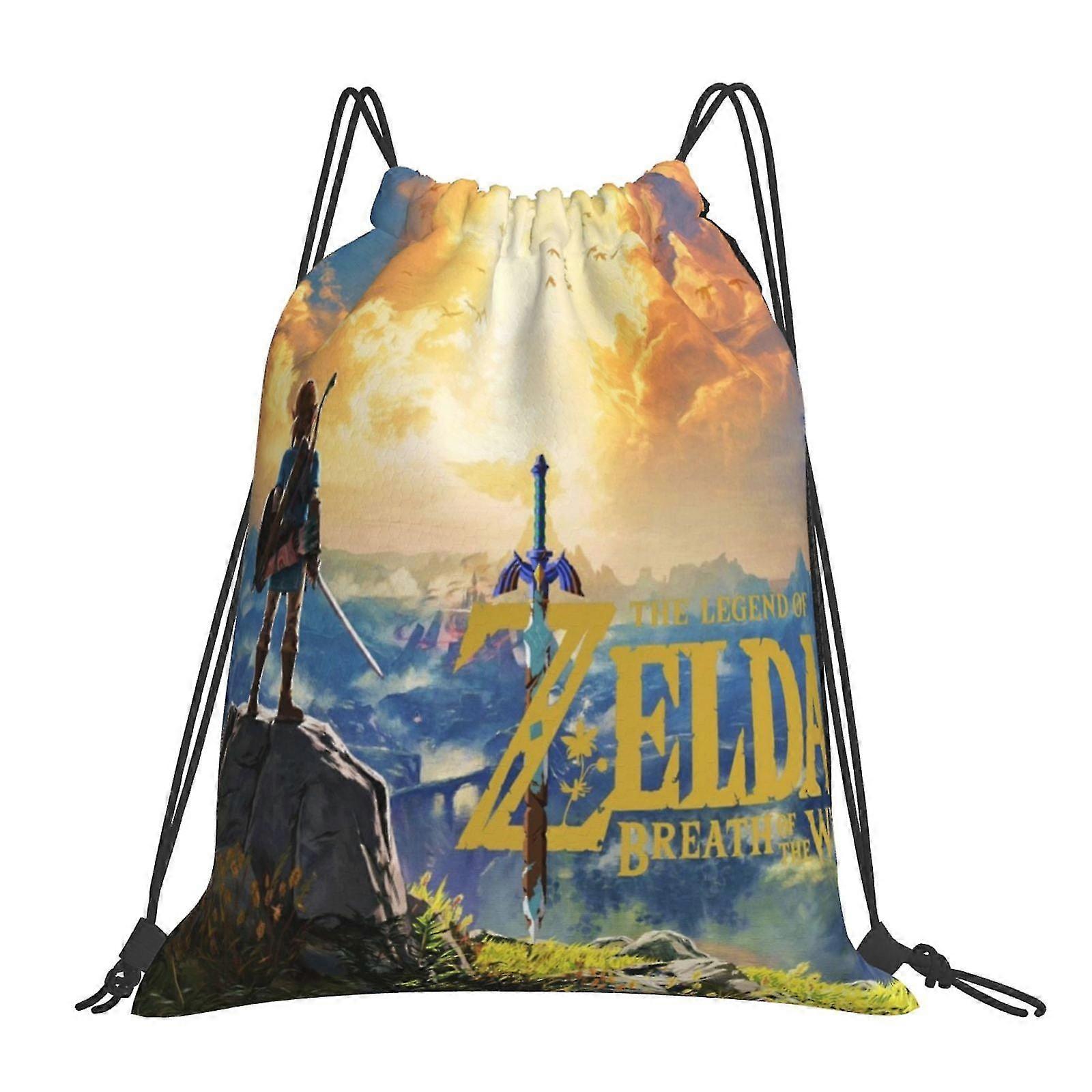 The Legend of Zelda Grill Backpack حقيبة رياضية مقاومة للماء حقيبة خيوط Cinch Bagdheudhiu99