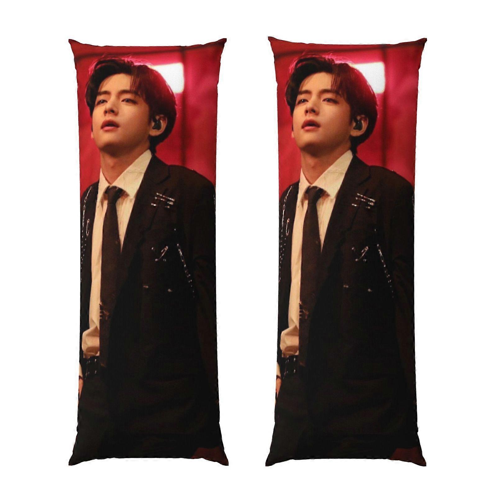 BTS V (4) Fronha de Corpo BTS V (4) Capa de Almofada de Tamanho Completo-ML1941