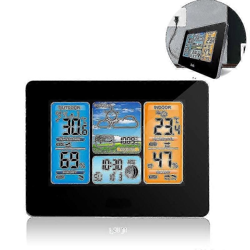 屋外ワイヤレスでデジタルワイヤレス気象ステーション目覚まし時計スヌーズ