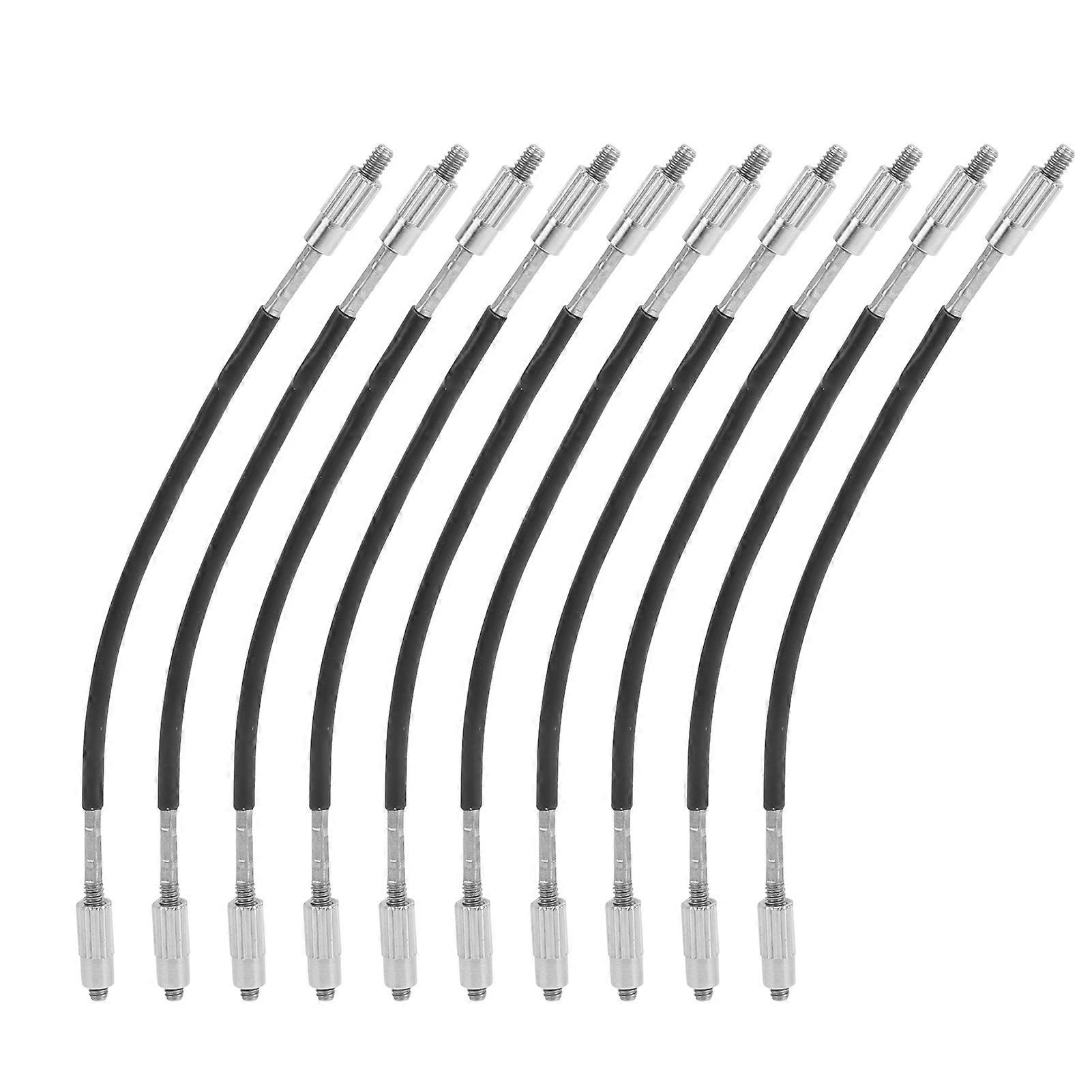 10Pcs 1/8 Violon Cordier Fil D’acier Queue Gut Cord Accessoires D’instruments De Musique