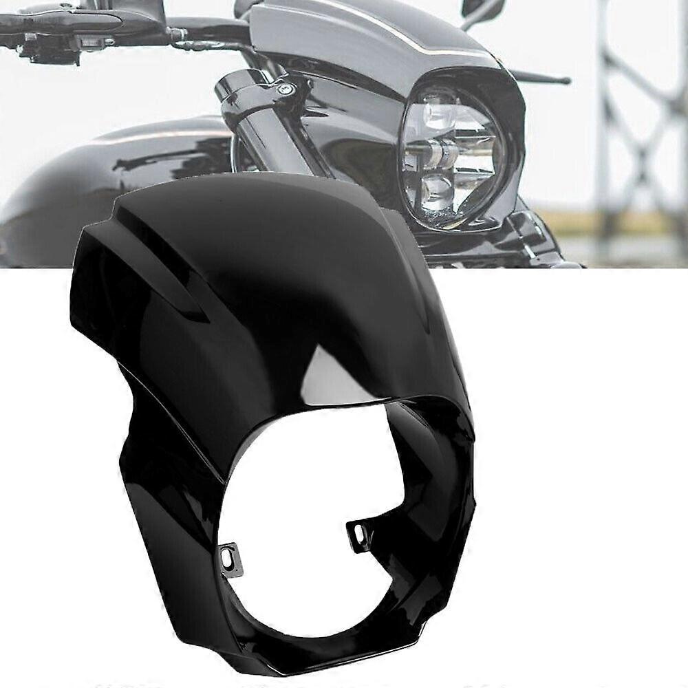 Motorcycle Gloss Black ABS Front Headlight Fairing Cowl Cover For 2018-2022 Harley Softail Breakout FXBRS FXBR 2022 2020 2019