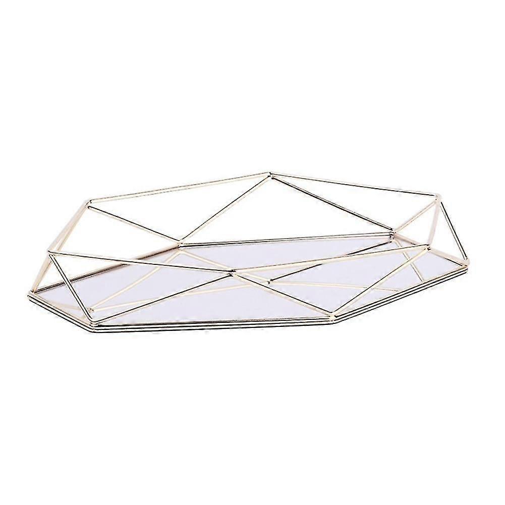 iron storage tray nordic minimalist wrought gold|storage dimensional