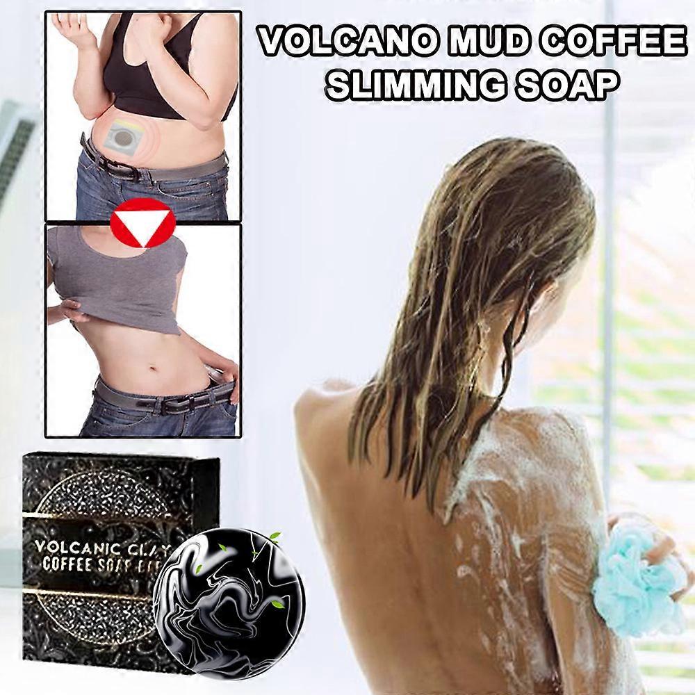 Volcanic Mud Coffee-flavored Soap For Bathing With Soap To Cleanse The Skin FLYE5323