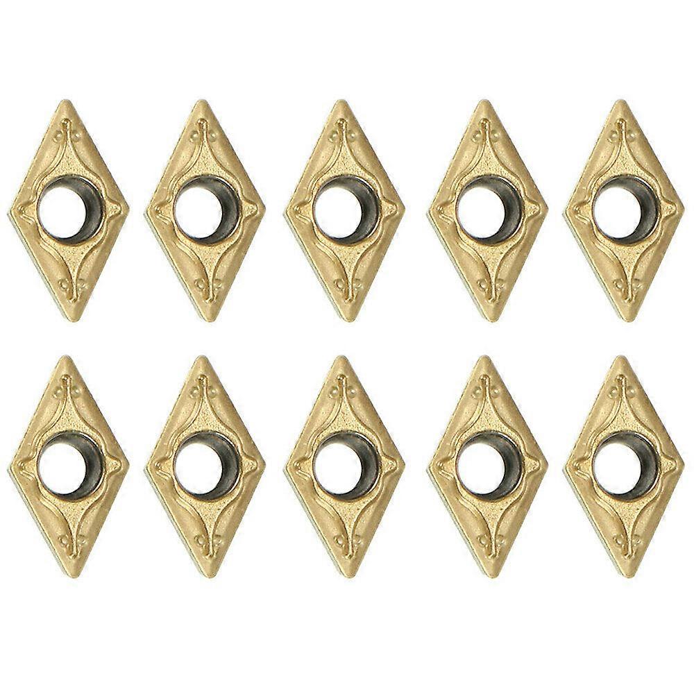 10Pcs Dcmt070204 Us735 Dcmt21.51 Carbide Inserts For Lathe Turning Tool