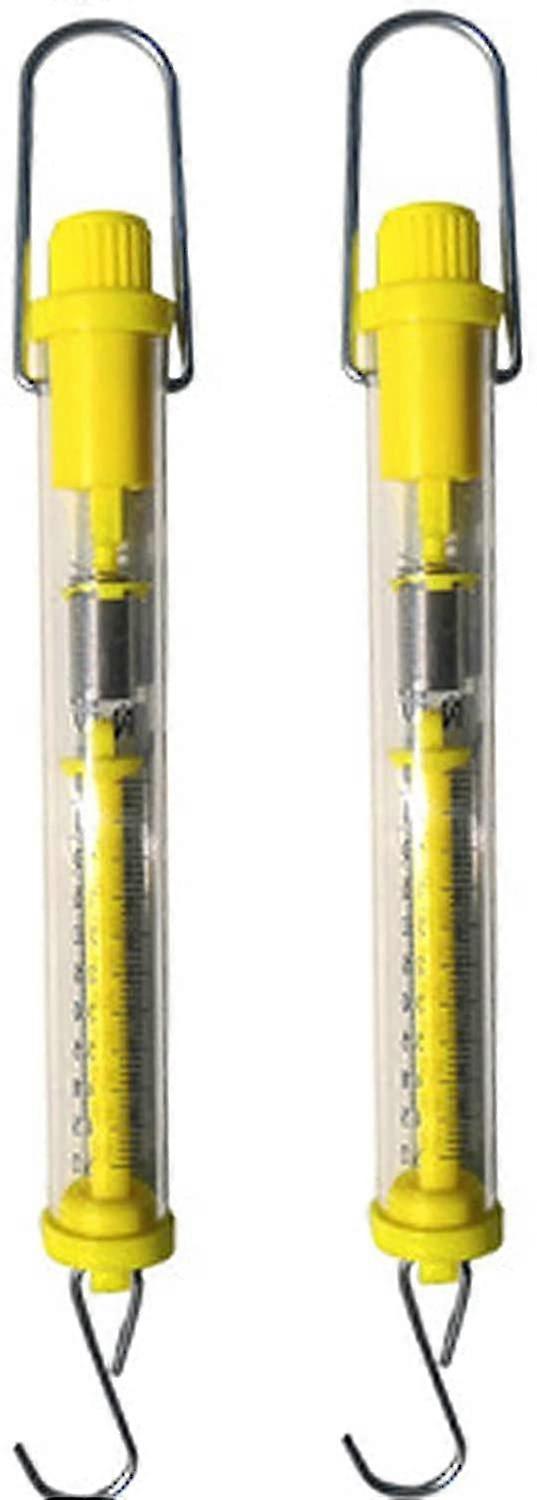 2pcs Spring Scale, Dynamometric Spring Scale, Newton Force Meter Scale Spring Scale, Plastic Spring Scale, Spring Scale 5n / 500g