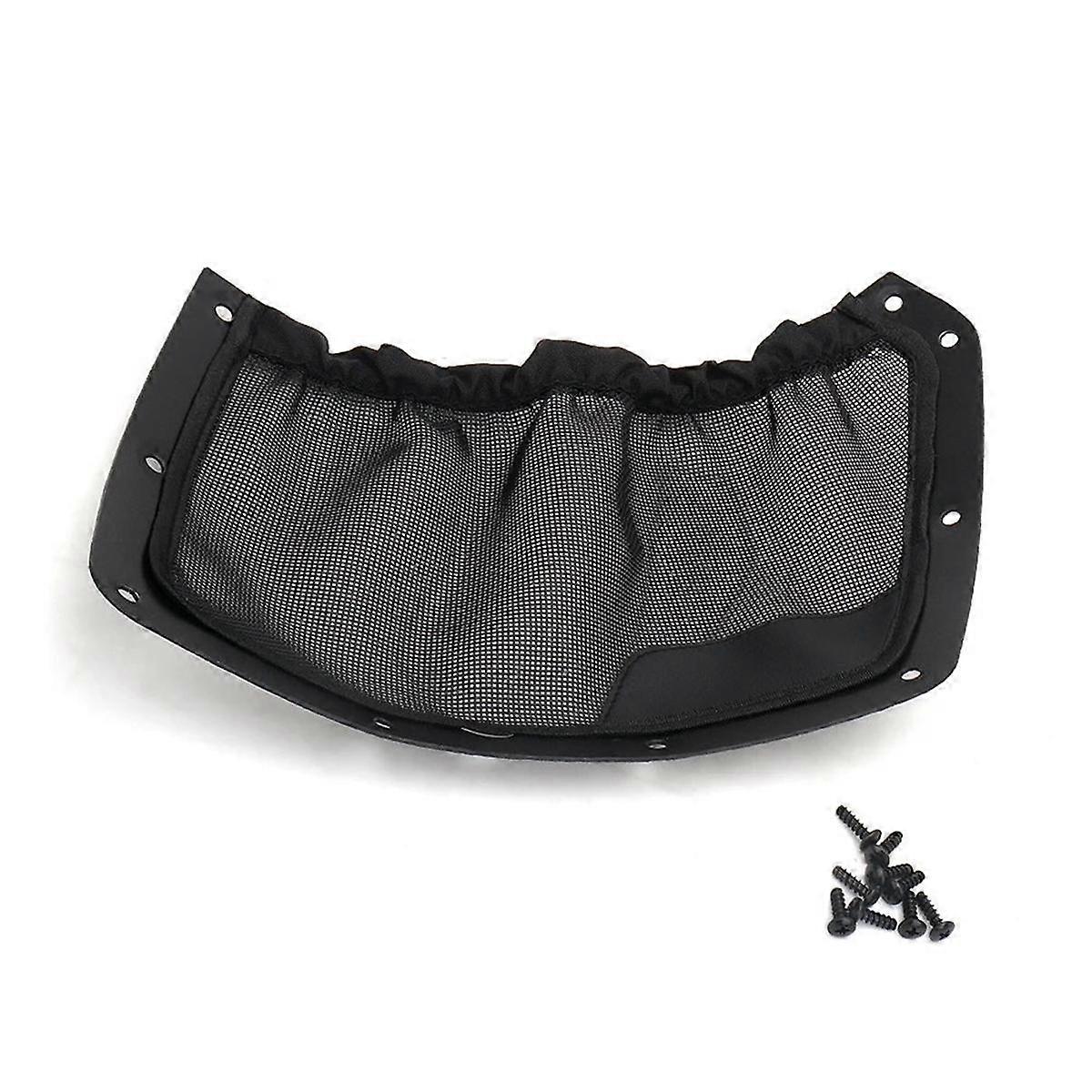 UTV Front Seat Back Storage Pocket Net Cover Rear String Bag Mesh Holder Black for HD7 HD8 HD9 HD10 MAX