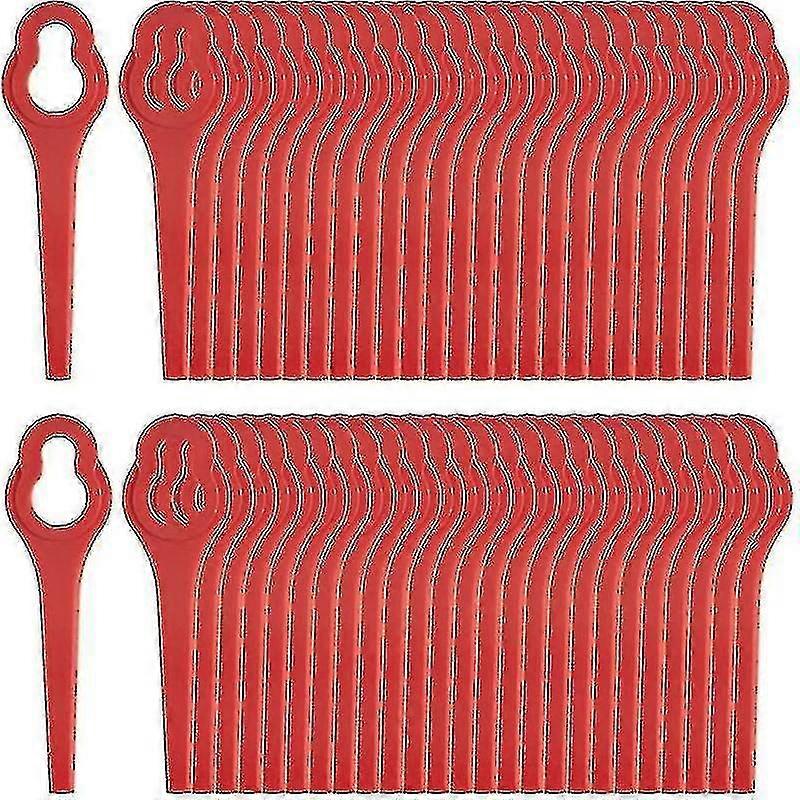 50pcs Blades Compatible Compatible Ferrex Aldi Far 20-i Edger, Replacement Blades Compatible Ferrex Cordless Edger Fp