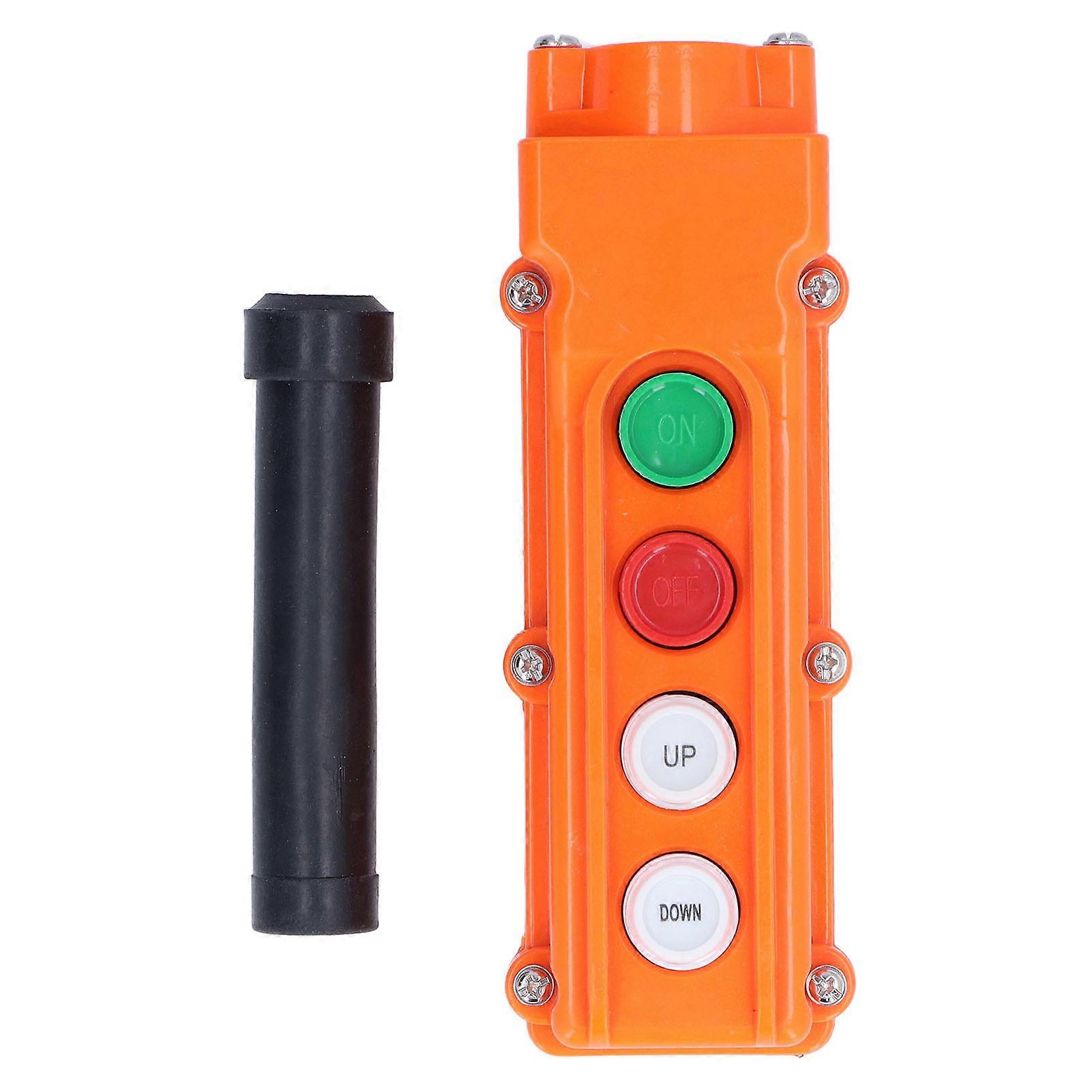 BERM Crane Push Botton Switch Rainproof Handheld Hoist Remote Control Switch 220V/500V 5A