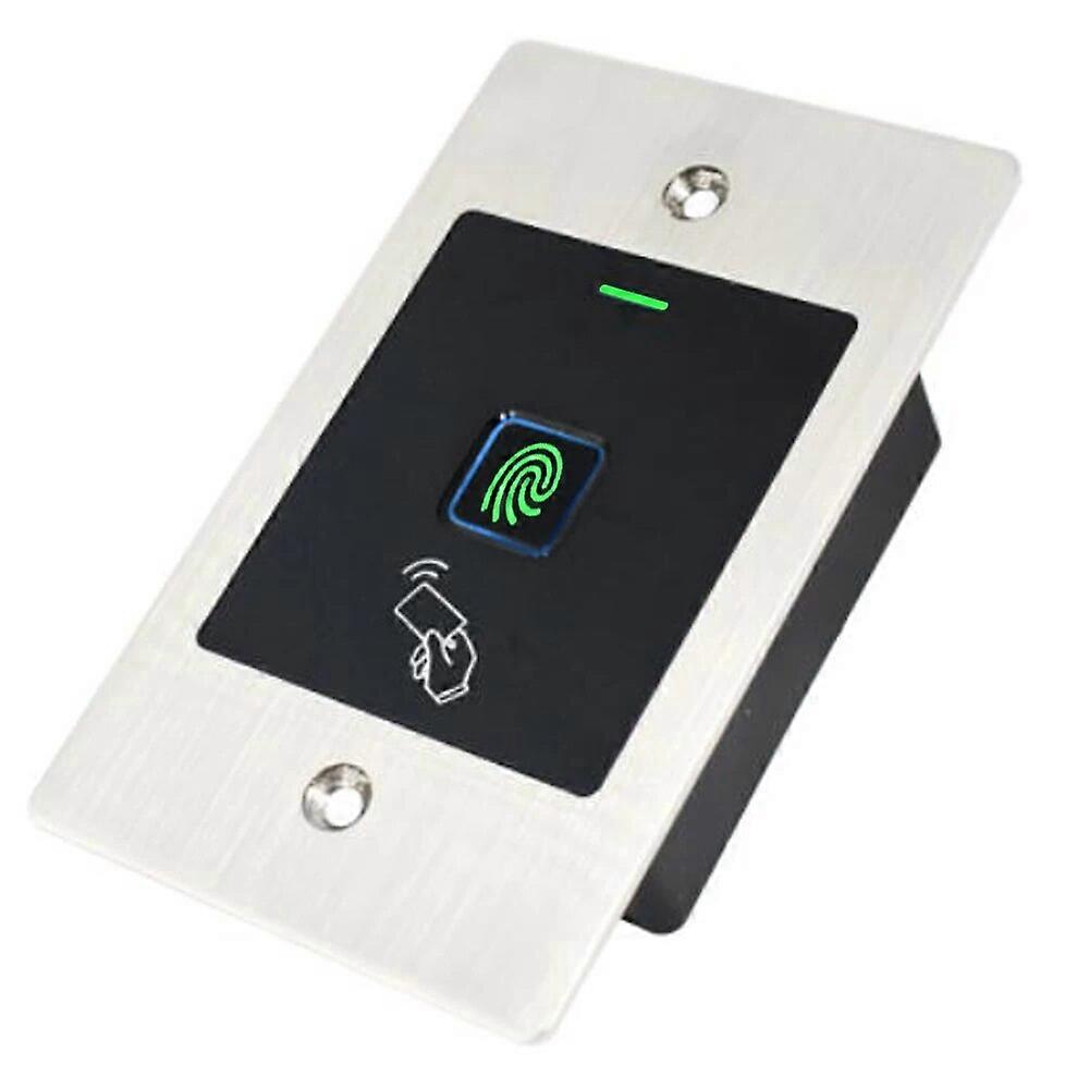 Waterproof Metal Embedded Access Control Machine 1000 User 125KHZ Induction Fingerprint Access Control System with WG 26 Output