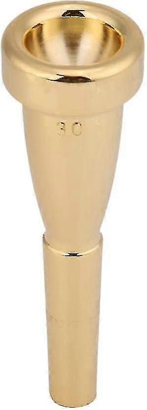 Embouchure de trompette, embouchure de trompette en laiton pour instruments de taille 3c (or) -T