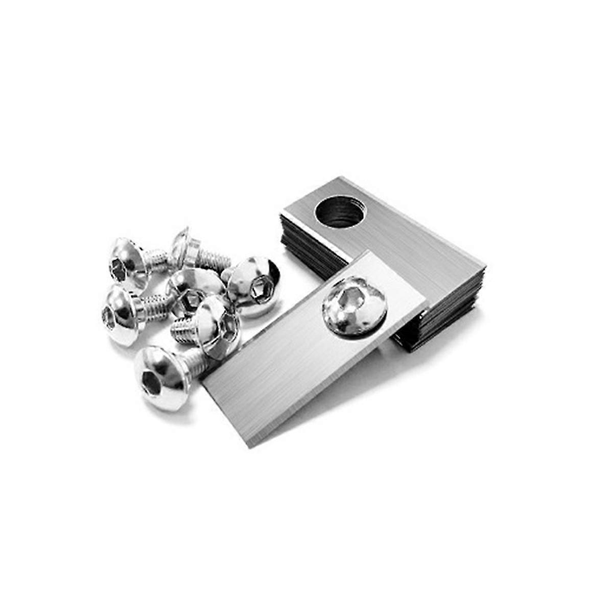 30PCS Robot Mower Replacement Blade Anti-Rust Durable Mower Cutter for MIIMO Robot Single Hole Lawn