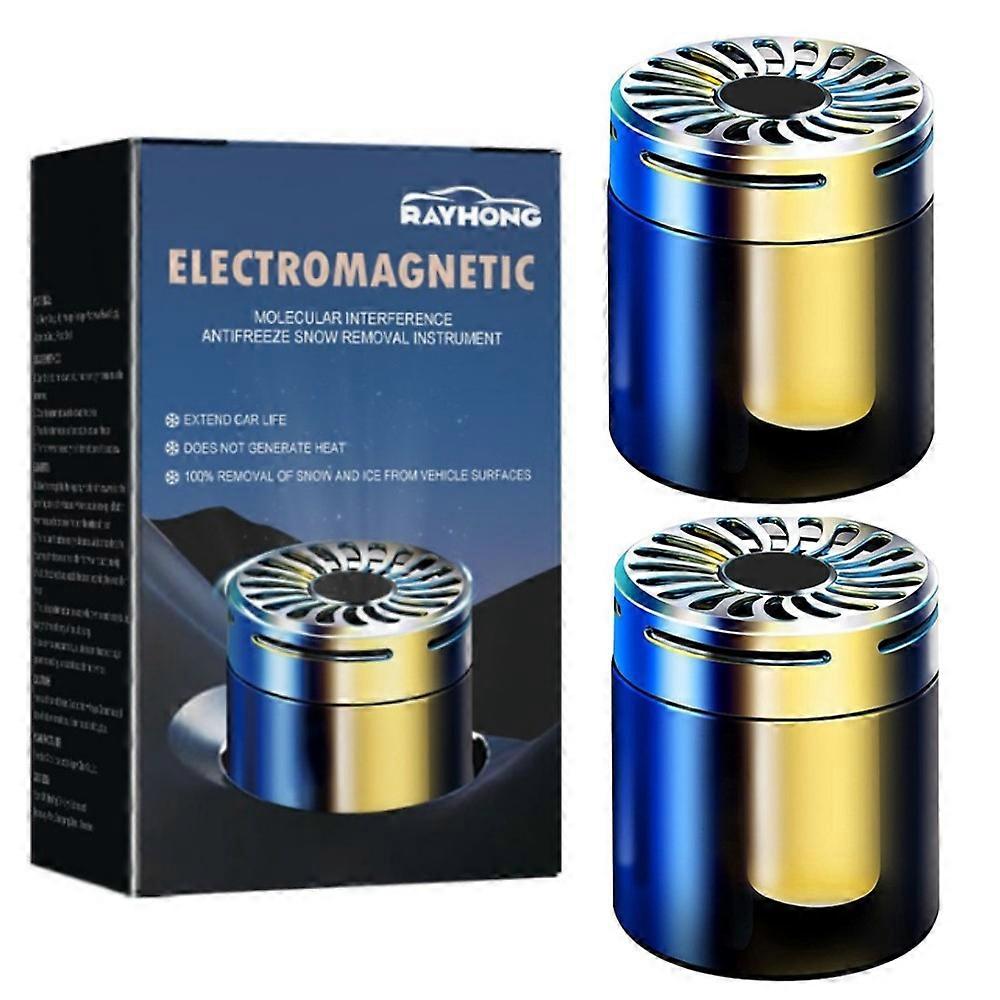 2pcs Electromagnetic Molecular Car Interference Antifreeze Snow Removal Instrument