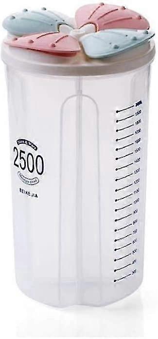 Transparent Kitchen Storage Containers Grain Sorting Storage Container Sealed Box(2500ml)