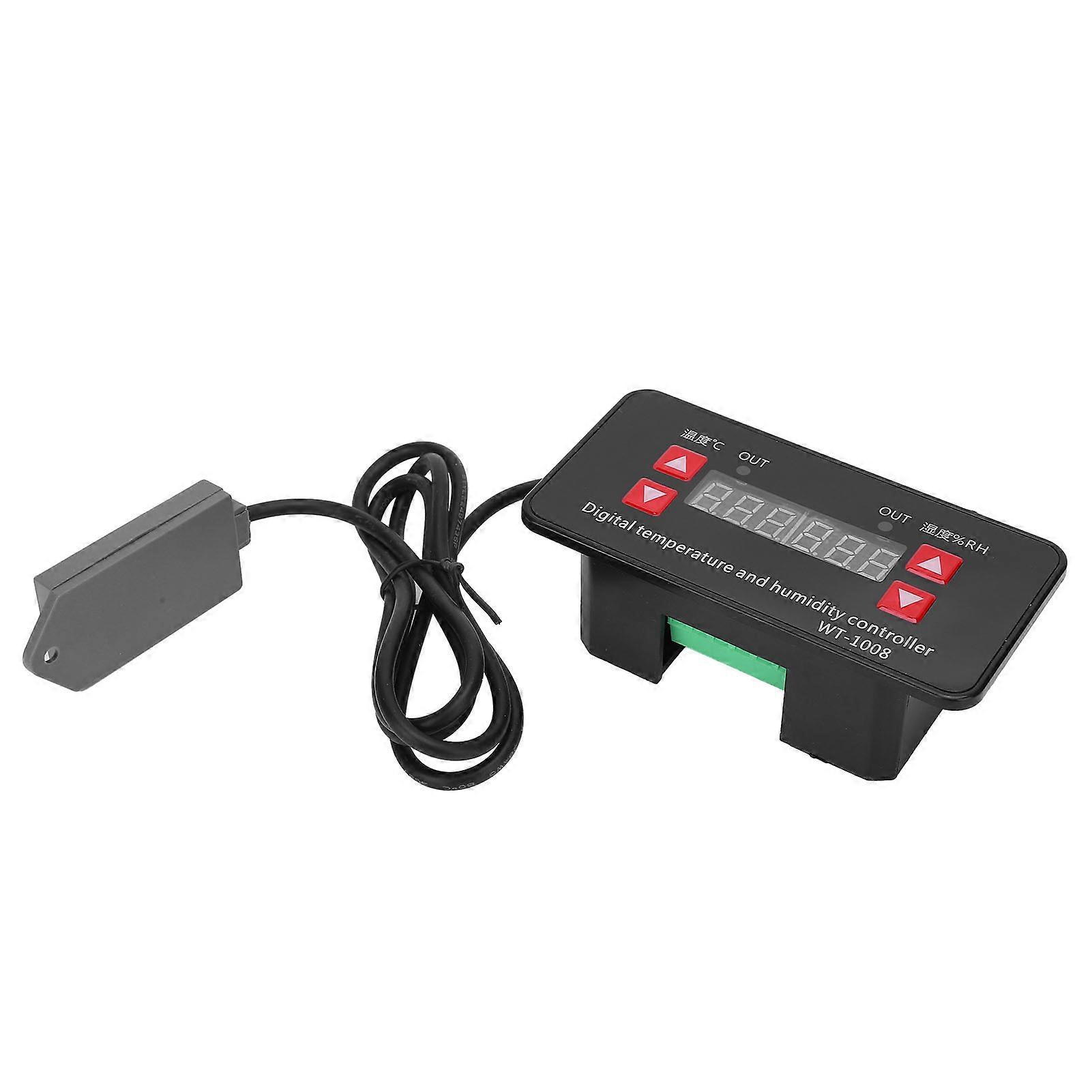 Temperature and Humidity Controller Digital Display Greenhouse Switch WT-1008 110-220VAC