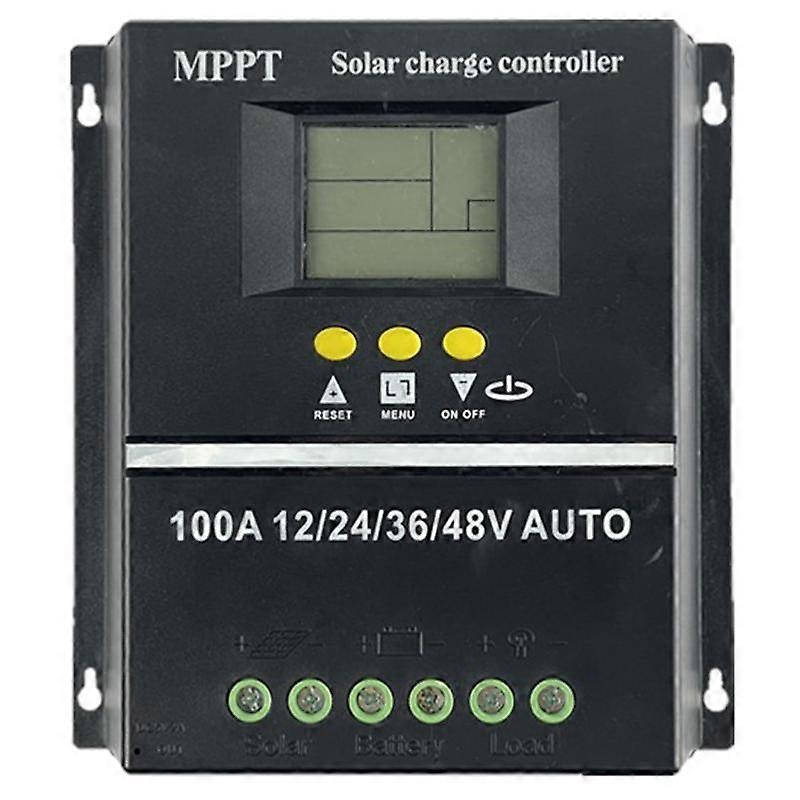 PWM 100A 12V 24V 36V 48V AUTO Solar Panel Charge Controller Solar PV Battery Charger with LCD MPPT
