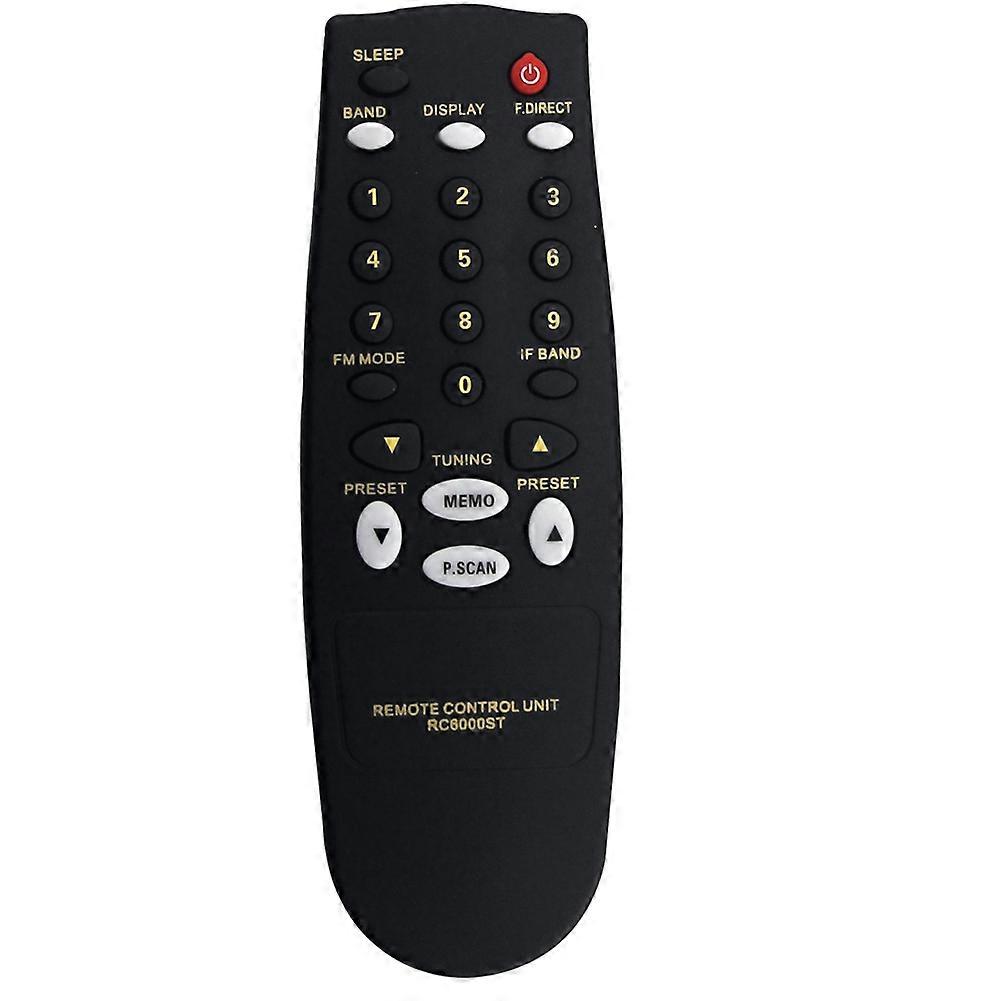 Replace RC6000ST Remote for ST6000 RC6000ST ST6000F1N ST6000N1B ST6000N1G ST6000U1B AM/FM Radio Ste