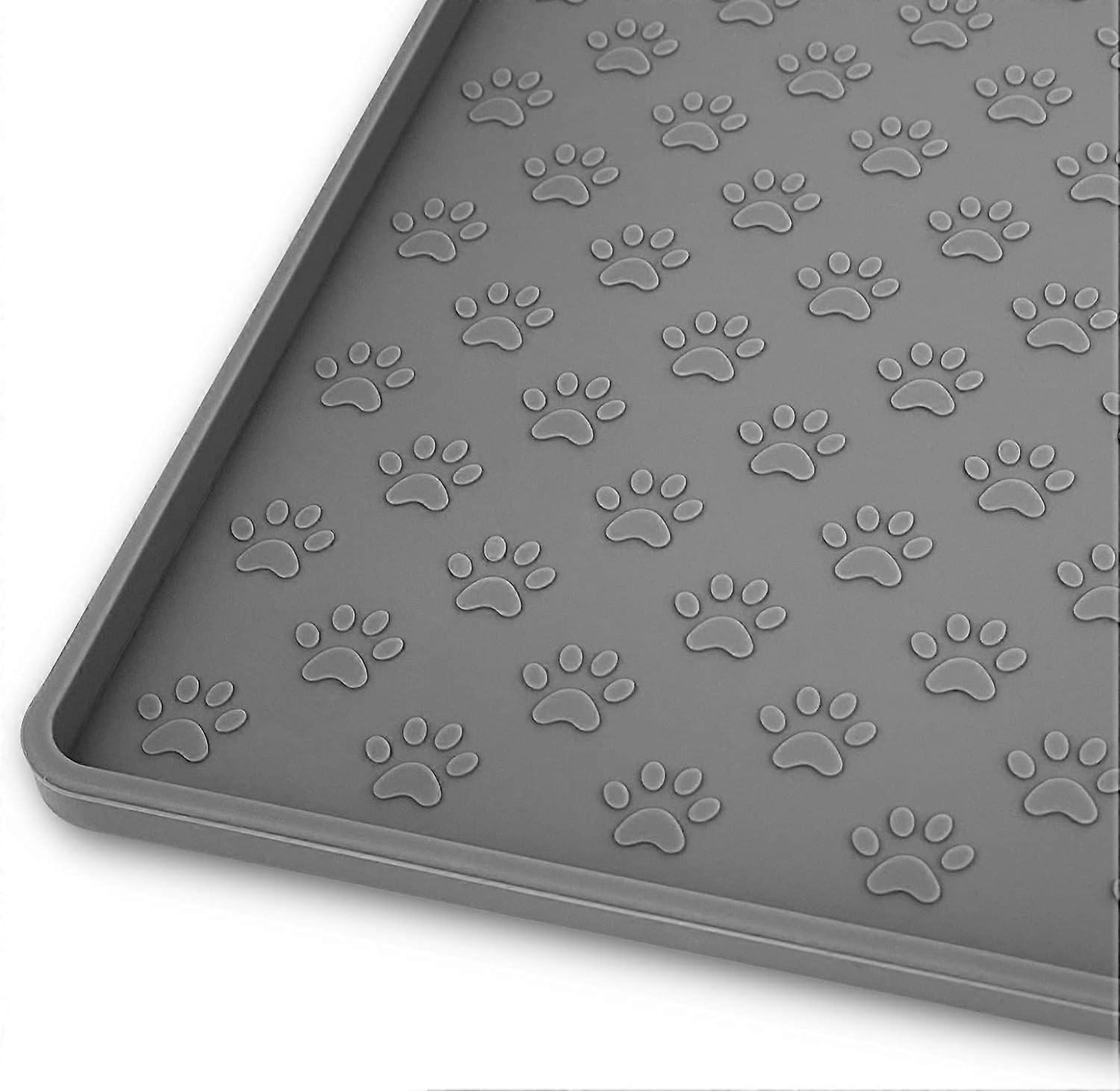 Pet Placemat for Dog and Cat, Mat for Prevent Food and Water Overflow, Suitable for Small, Medium and Big Pet
