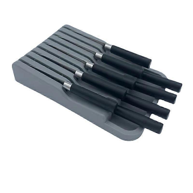 Horizontal Knife Block, Knife Organizer, In-drawer Knife Block, Kitchen Knife,29.2*18*5.3cm