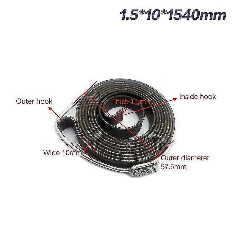1pc Spiral Flat Wire Coil Torsion Spring Constant Force Extension Springs