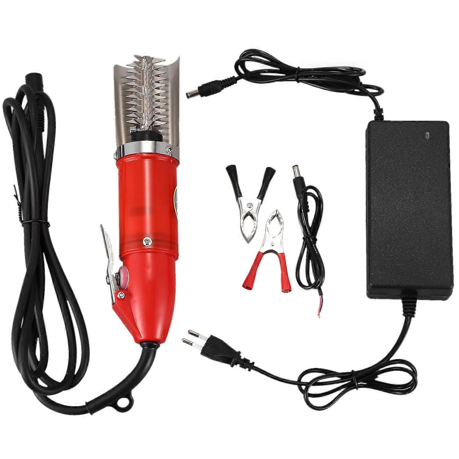 120W Waterproof Electric Fish Scale Scraper Fishing Scalers Clean Easy Fish Stripper Remover Cleane