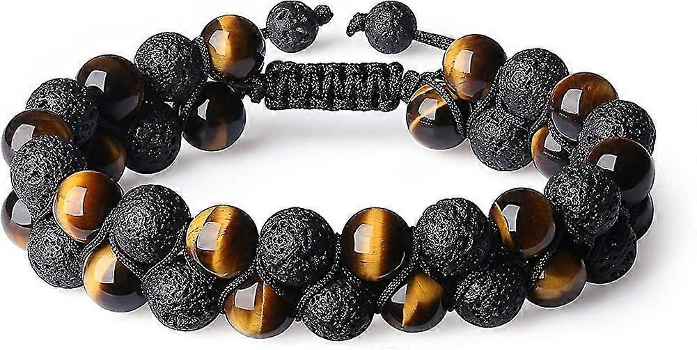 Gemstones Hand Knotted Double Layer Bracelet Gift