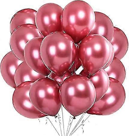 誕生日の結婚式の赤ん坊のシャワーのためのパーティーのラテックス風船のための50pcs光沢のあるピンクの風船