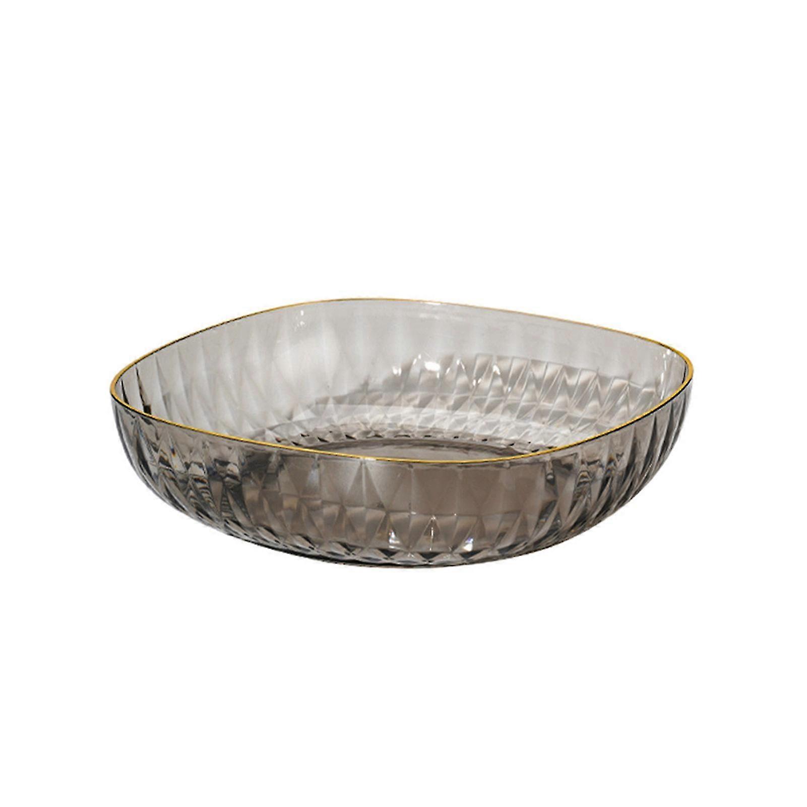 Square Clear Fruit Plate Unbreakable Plastic