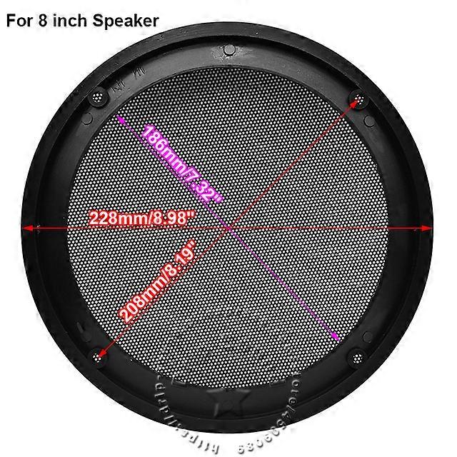 For 4"/5"/6.5"/8"/10" Inch Speaker Conversion Net Cover Car Home Audio Decorative Circle Metal Mesh Grille Protection 16A