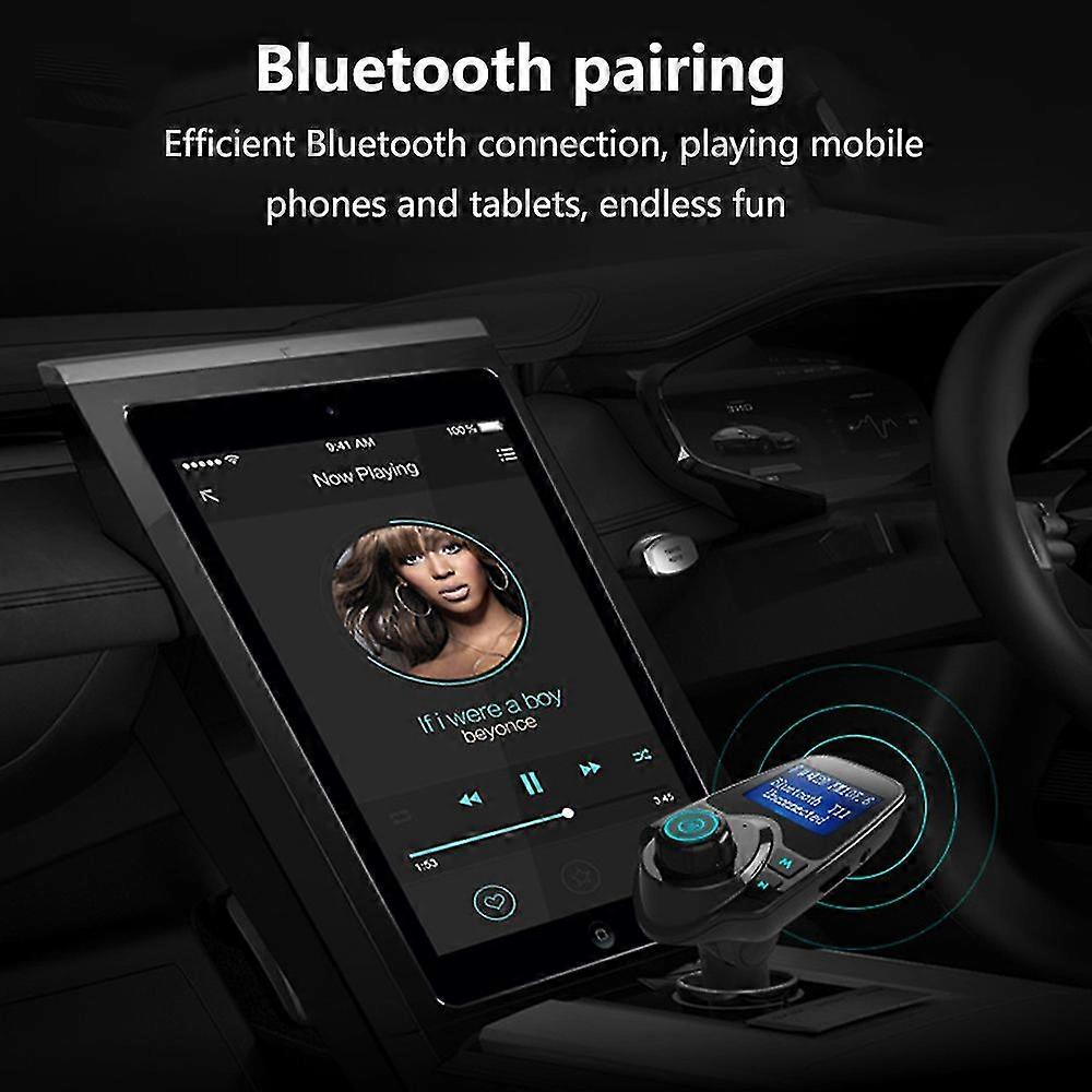 Bluetooth Fm Transmitter For Car, Wireless Bluetooth Car Adapter