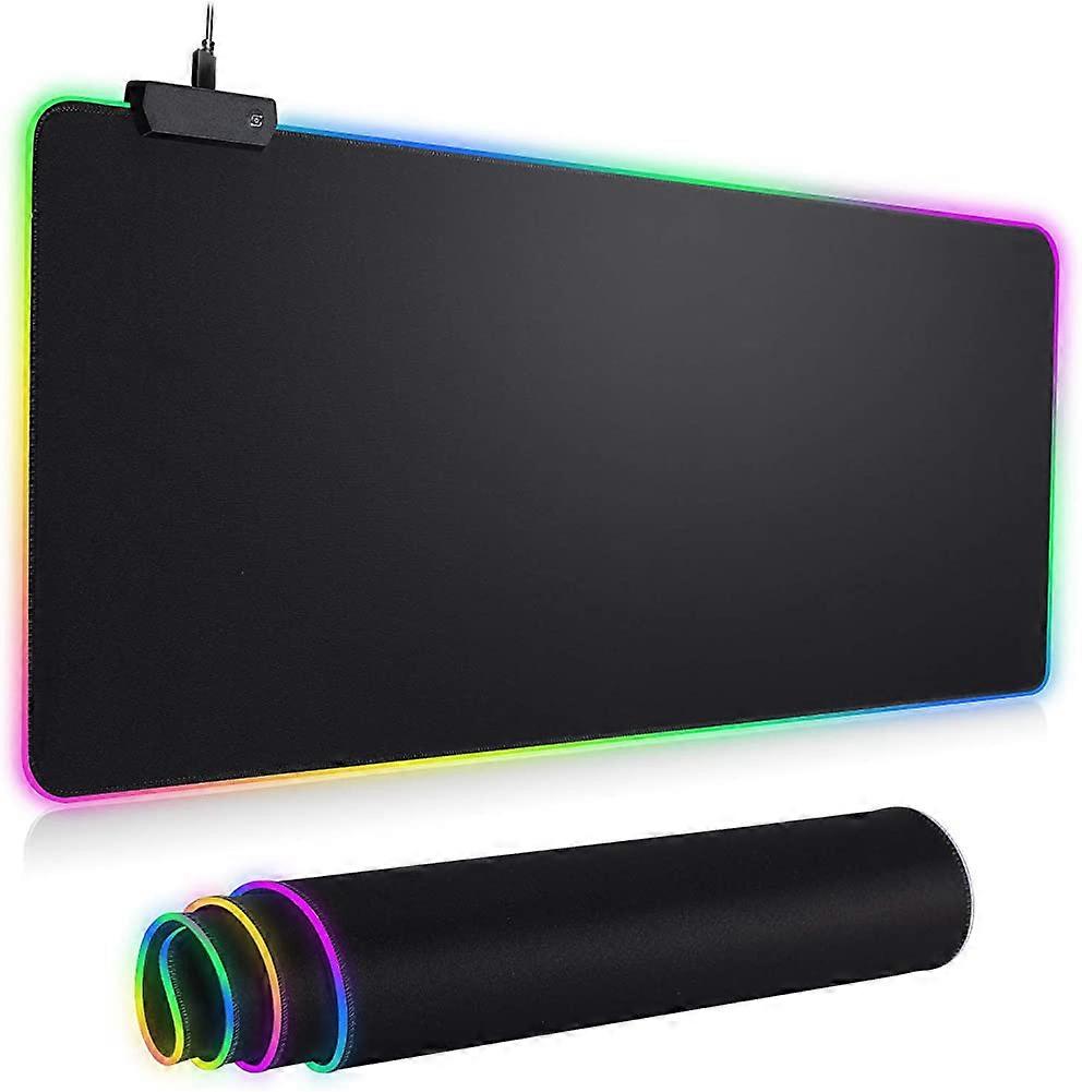 Mouse PadRgb Mousepad Led, Heilwiy Large ,Led and Big Mouse Mat Gift