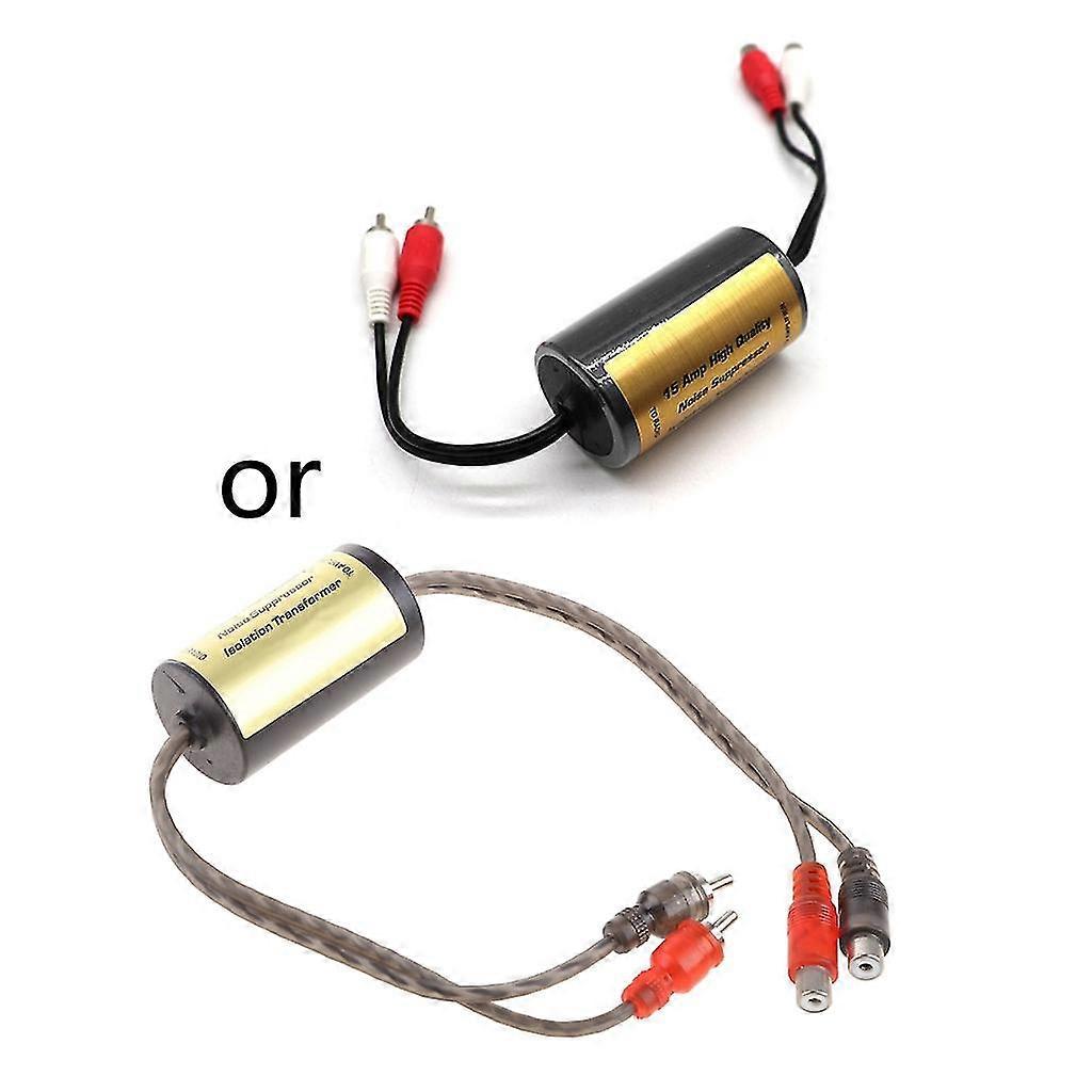 Home Stereos Suppressor Ground Loop-isolator Transformer-noise Reduction Filter