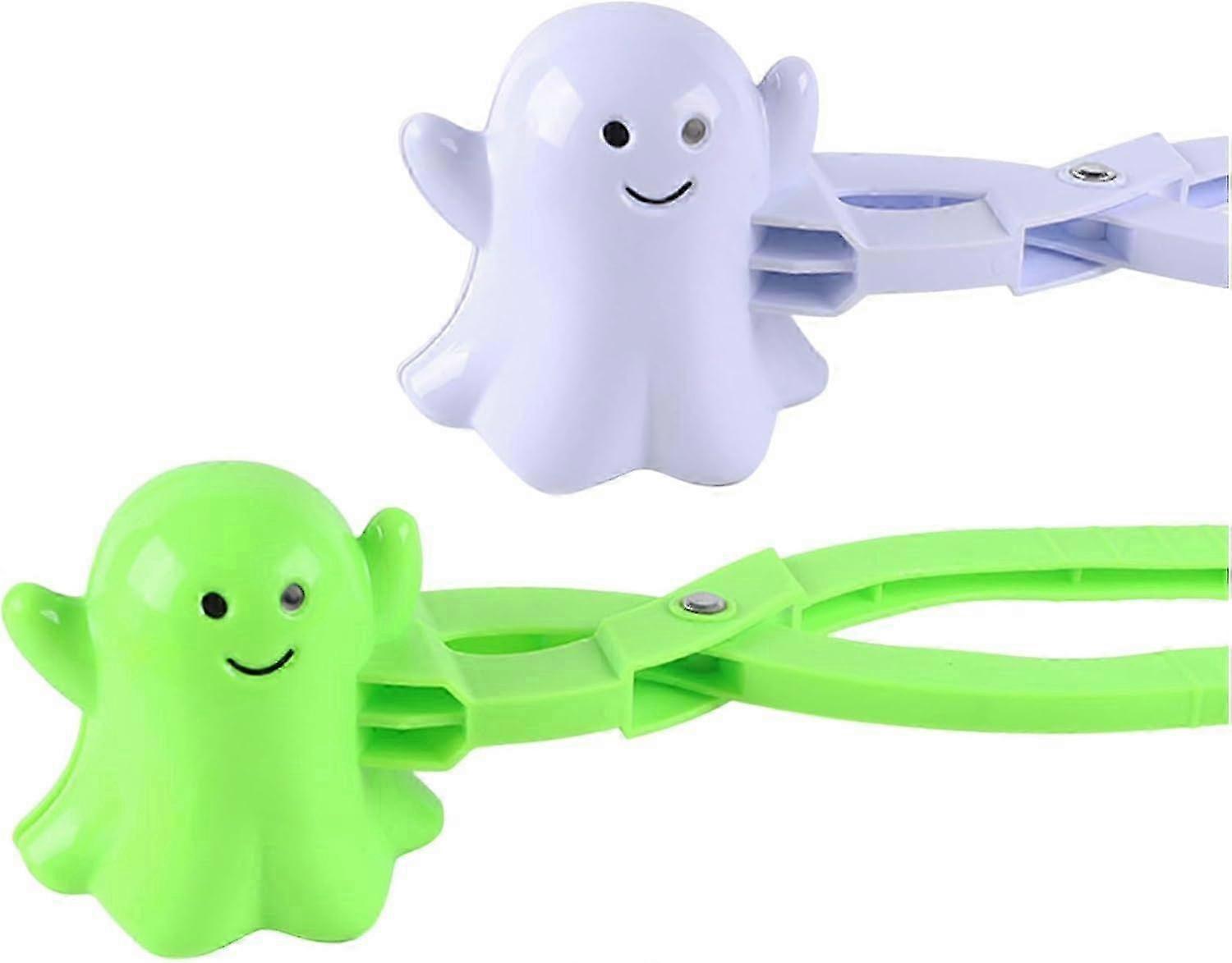 2PCS Snowball Clip Easy Making Toy for Winter Outdoor Fun Cute Design Fine Workmanship Smooth Edge Perfect Playing Games