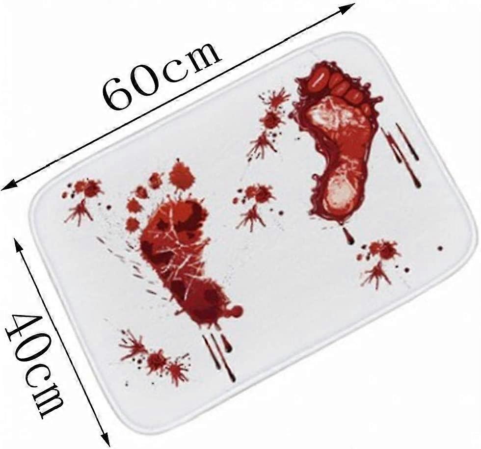 Bloody Bath Mats Invisible Color Change Sheet Turns Red When Wet Skin On Bathroom Floors, Bloody