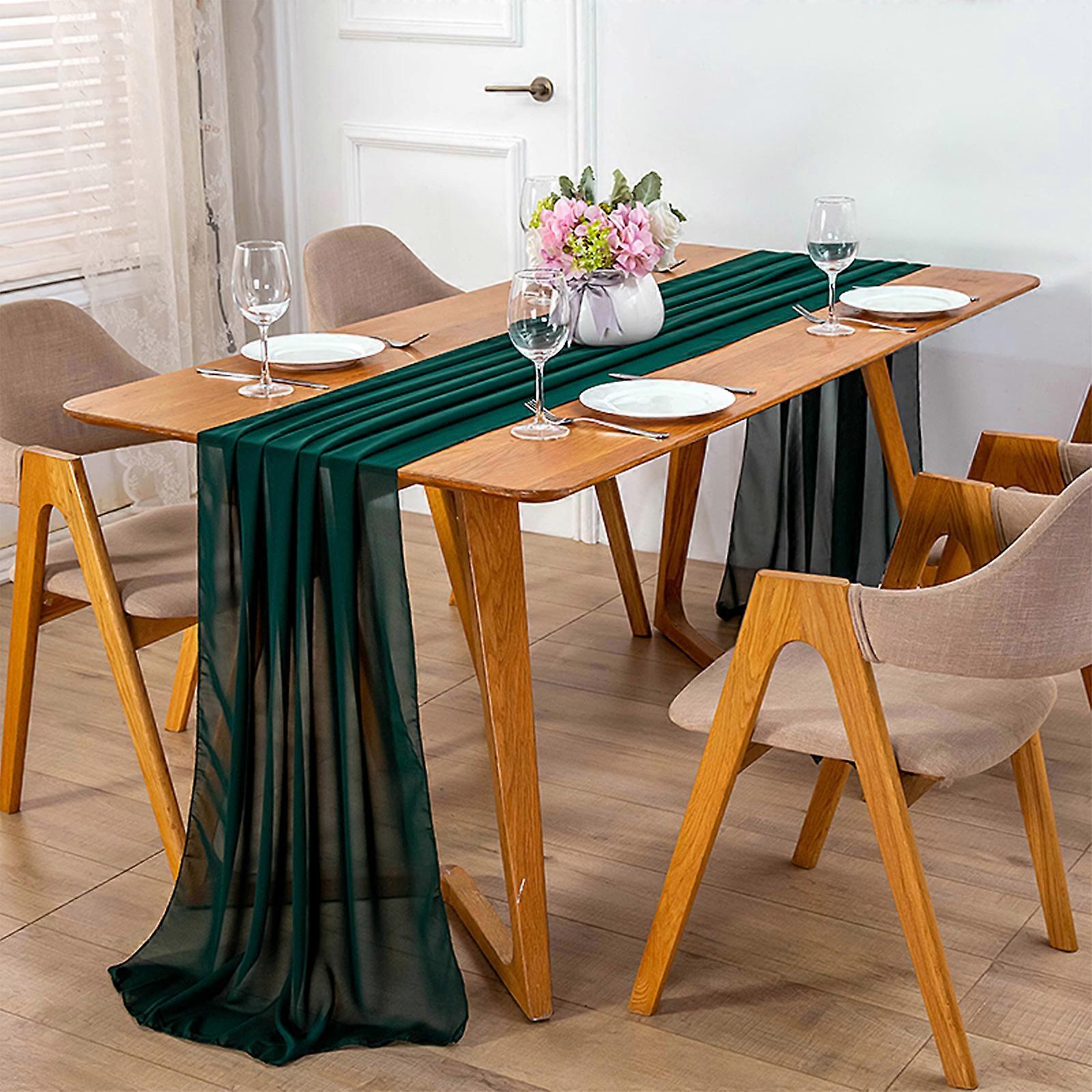 Table Runner Floor tablecloth European American style decoration chiffon table flag