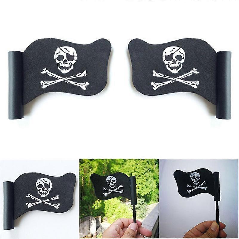 Tilpasset bilantennekugle sort Jolly Pirate Flag bilantennepen topper antennekugle dekoration biludvendig