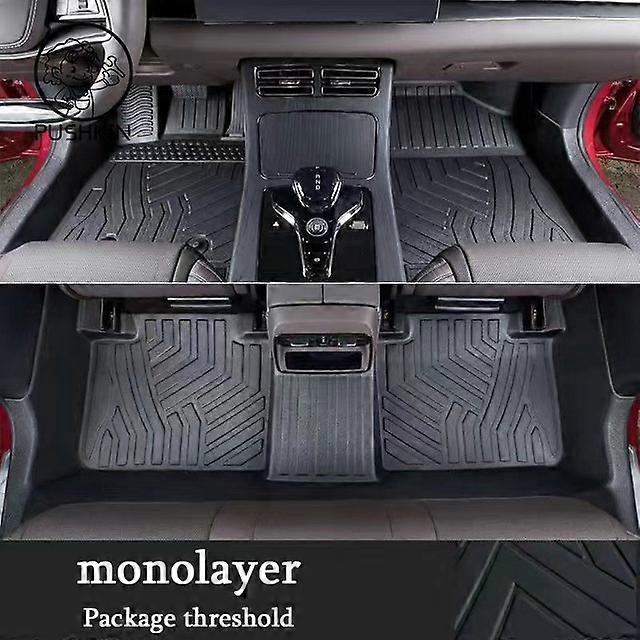For BYD Han EV DMI DM 2022 2023 car waterproof non-slip floor mat TPE modified car accessories Fully surrounded special foot pad