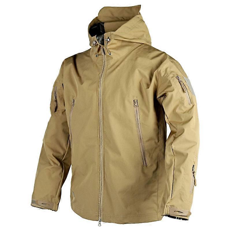 Waterproof Tactical Jacket Men Spring Autumn Multi-pocket Wear