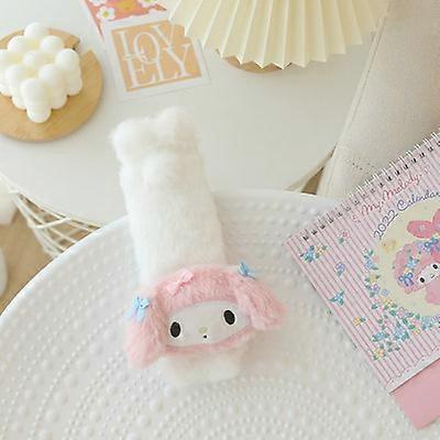 כבש ורוד כרית משענת ראש לרכב משענת מותניים כרית מושב לרכב קריקטורה חמודה צוואר לרכב תמיכה בגב אביזרים לרכב