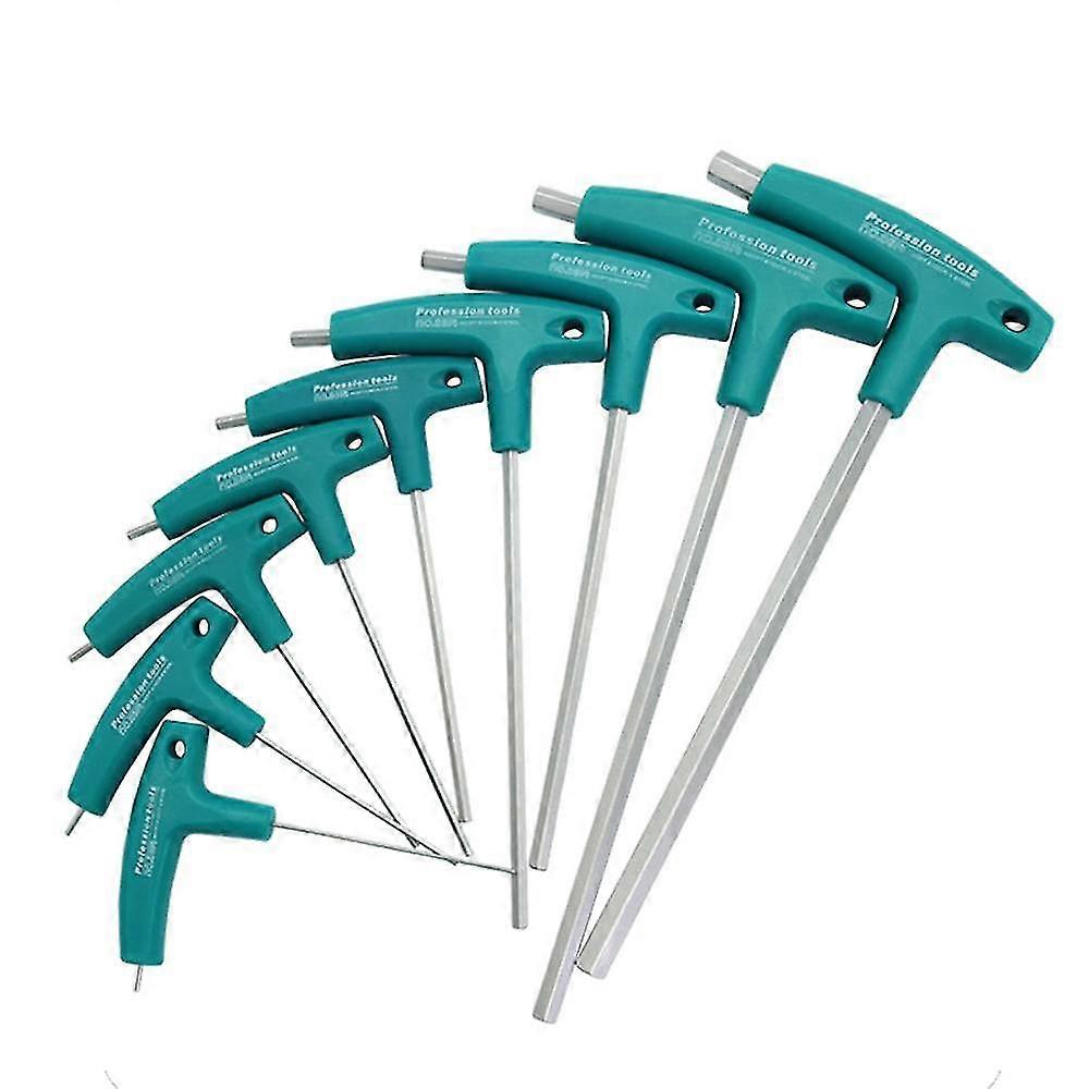 1 Pcs T-Handle Ratchet Wrench T-Handle T-Handle Hex Allen Wrench Spanners 1.5mm Screwdriver Screwdriver Tools,Green