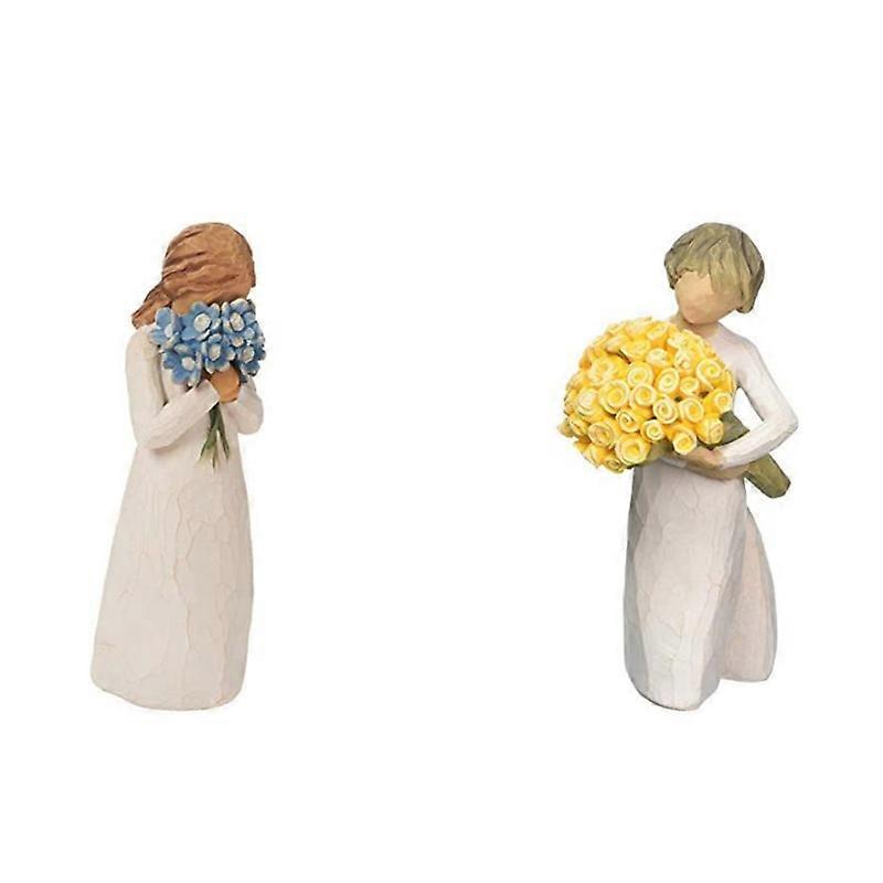 Forget Me Not Figurine & Tree Good Cheer Figurine