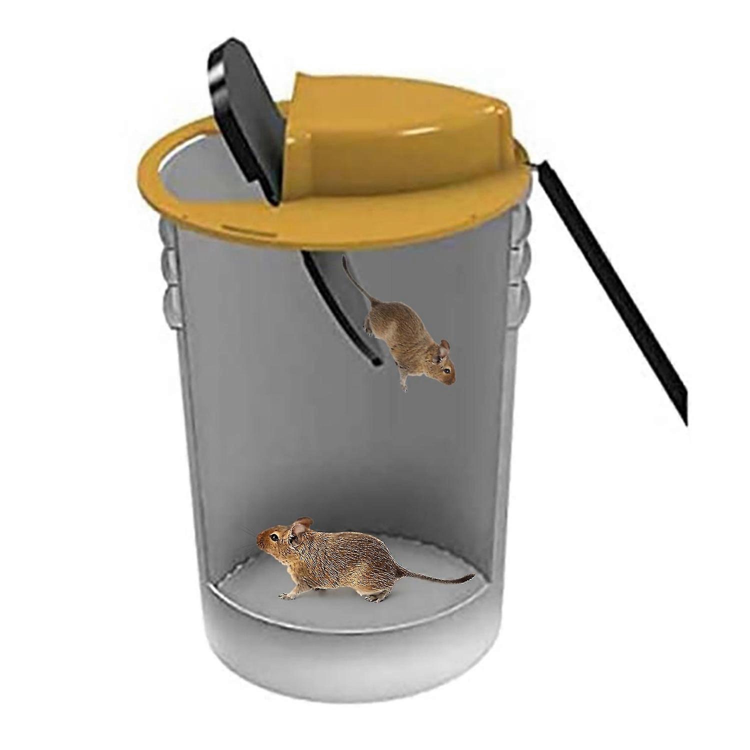 High Quality Mousetrap Water Slide Bucket Cover Mouse Mousetrap Flip N Water Slide Bucket Catcher Detachable