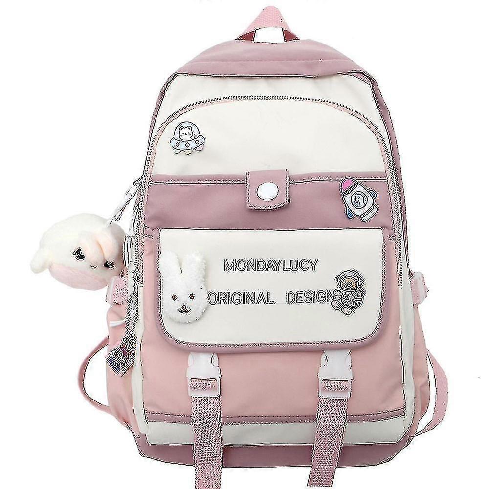 Schoolbag Female Junior High School Student Backpack Primary School Student Large Capacity Ins Campus Backpack-2