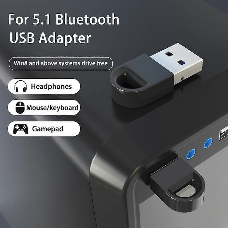 5.1 Wireless Mouse Audio Receiver Transmitter Computer  Bluetooth Adapter Compatible With 5.0 Adapter USB Bluetooth